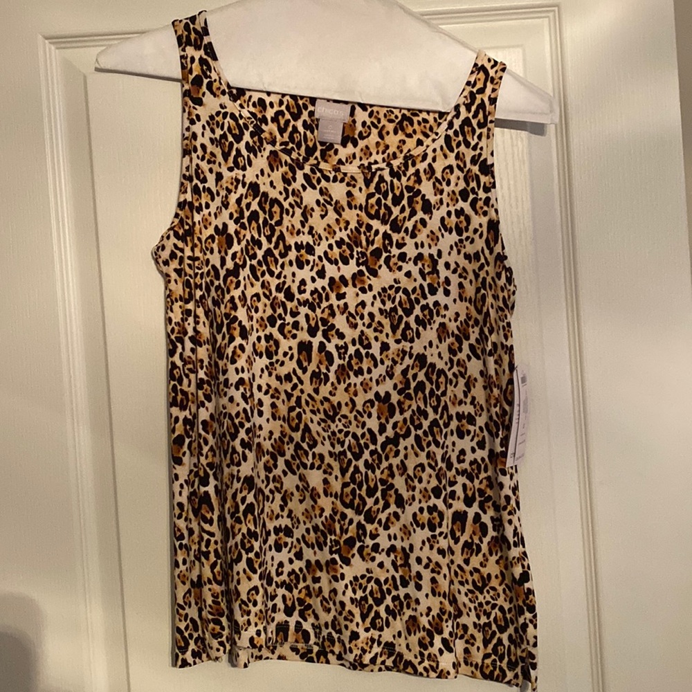 Chinos Touch of Cool Vivid Leopard Polish Tank
